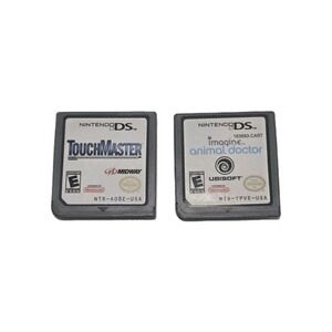 TouchMaster & Imagine Animal Doctor Nintendo DS Game Lot Of 2